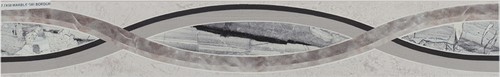 Etili Marble Gri Parlak Bordür Seramiği DB75MR0021 7,7x50cm