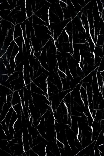 Mermer Desenli Pvc Duvar Panel Toros Black - 122x244