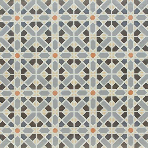 Seramiksan Morocco Mavi Parlak Rektifiyeli Yer Duvar Seramiği 391911 - 60x60