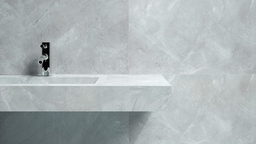 Qua Pulpis Grey Mat Rektifiyeli Yer Duvar Seramiği - 60x120