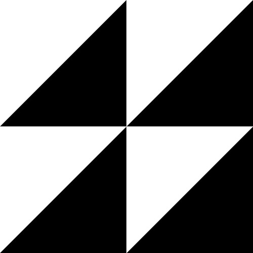 Vitra Retromix Siyah Beyaz Mat Yer Duvar Seramiği K94845500001VTE0 - 15x15