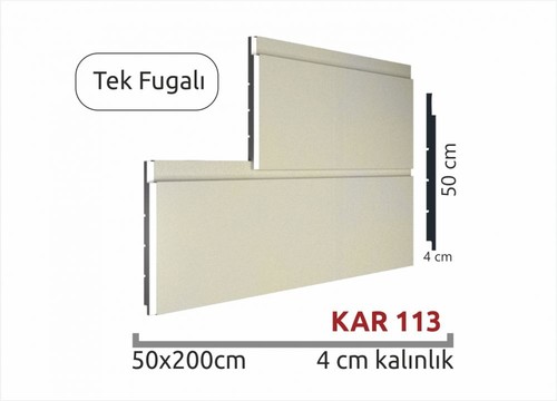 Fugalı Strafor Dış Cephe Duvar Paneli 4cm KAR 113-200x50cm