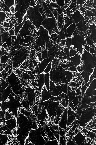 Mermer Desenli Pvc Duvar Panel Black White - 122x244