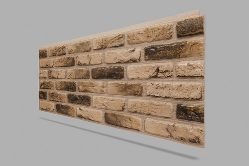 Strafor Tuğla Duvar Paneli Likya 2cm 3-50x120cm
