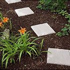 Plastik Dekoratif Bahçe Basamakları