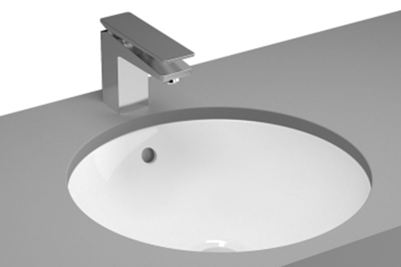 Vitra Metropole Tezgah Altı Yuvarlak Beyaz Lavabo 5940B0031082