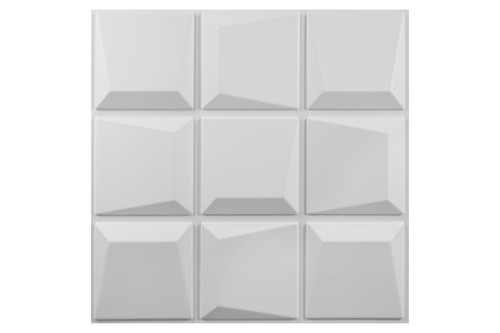 3D Duvar Paneli Beyaz C004