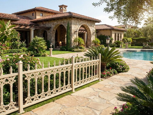 Bahçe Çiti Palace Bej Panel FRP-9 (80 x 100 cm)