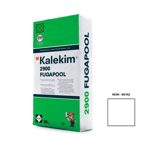 Kalekim Fugapool 2900 1-6mm Beyaz Derz Dolgusu 20kg 2921