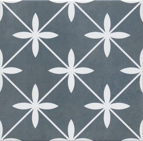 Çanakkale Seramik Ornament Multi Koyu Gri Mat Yer Duvar Seramiği 310100904579 - 33x33