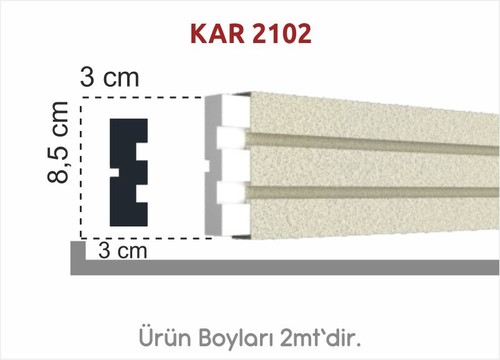 İki Oluklu Söve 8,5cm KAR 2102