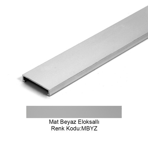 Pro Bord Flat Alüminyum Bordür 30mm Mat Beyaz 30-MBYZ-270