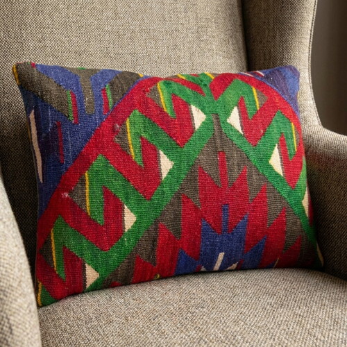 Vintage Kilimli Yastık Kılıfı PLLWRECBIG09 - 35,5x47