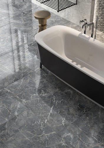 Vitra Nebula xL|Nebula M Fon Gri Yarı Parlak Rektifiyeli Yer Duvar Seramiği K948376LPR01VTE0 - 60x60