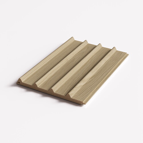 Kastamonu Dekoratif Duvar Profili Wave B Kehribar Meşe WPA002