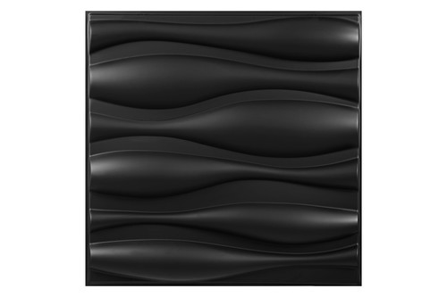 3D Duvar Paneli Siyah C009-1