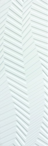 Seramiksan Glossy Pesce Beyaz Parlak Rektifiyeli Duvar Seramiği 531921 - 30x90