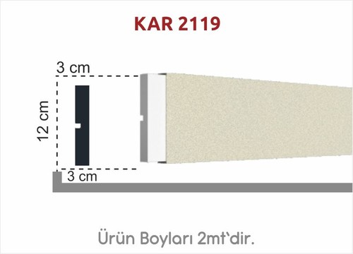 Düz Söve 12cm KAR 2119