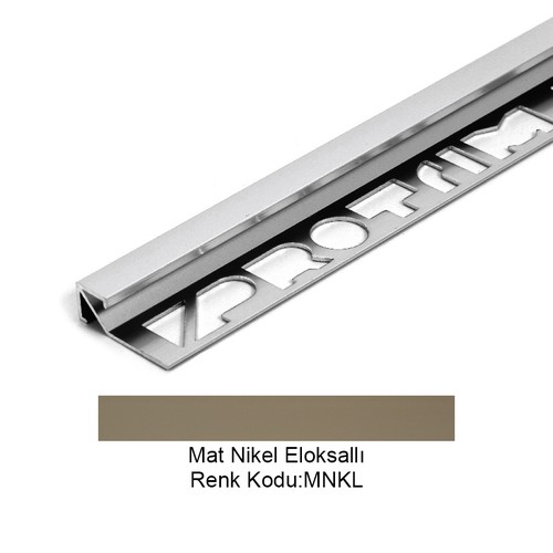 Pro Cubic Alüminyum Köşe Profili 12,5mm Mat Nikel Eloksallı 12,5-MNKL-270