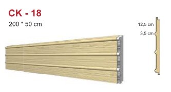 Strafor Dış Cephe Duvar Paneli 4cm CK-18 50x200x4cm