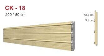 Strafor Dış Cephe Duvar Paneli 4cm CK-18 50x200x4cm