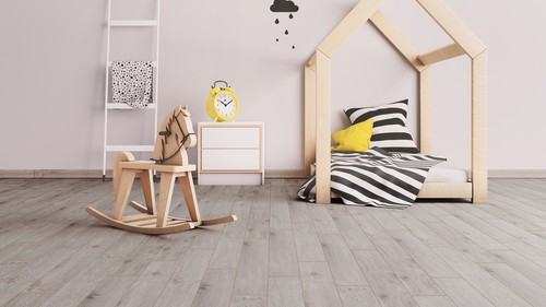 Floorpan Natural Laminat Parke Derzli 10mm Dibek Meşe FN 020 + 6cm süpürgelik + 3mm Kapron Takım