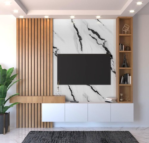 Mermer Desenli PVC Duvar Paneli RO-8240 - 60x120