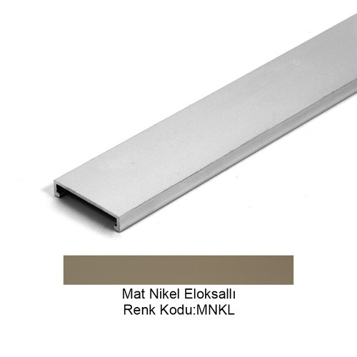 Pro Bord Flat Alüminyum Bordür 30mm Mat Nikel 30-MNKL-270