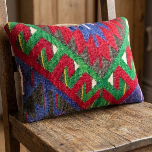 Vintage Kilimli Yastık Kılıfı PLLWRECBIG10 - 35,5x47