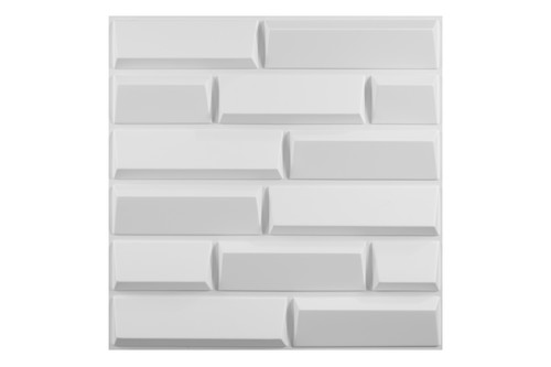 3D Duvar Paneli Beyaz C012