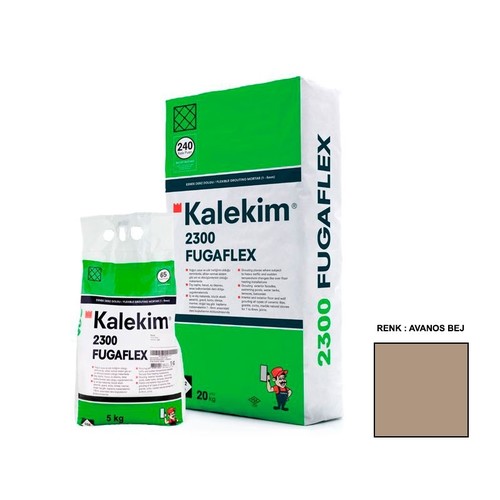 Kalekim Fugaflex 2300 1-6mm Avanos Bej Derz Dolgusu 20kg 2486