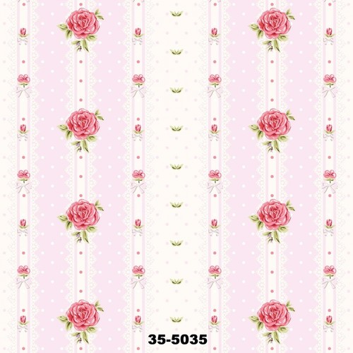 Çiçek Desenli Duvar Kağıdı 35 5035