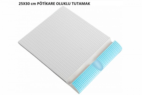 Oluklu Potikare Açık Mavi Porselen Havuz Tutamak 2222