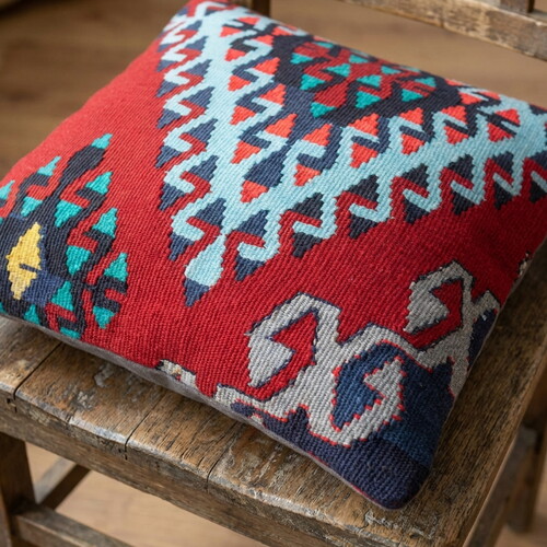 Vintage Kilimli Yastık Kılıfı PLLWSQR1434 - 40x40