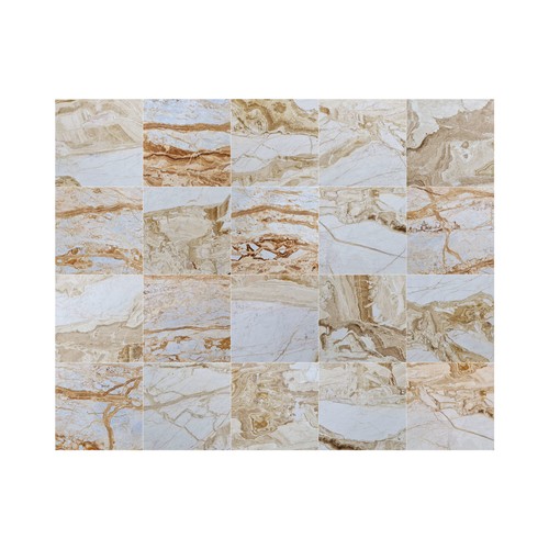 Breccia Onyta Cilalı Mermer Yer Döşemesi-60x60x2cm