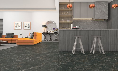 Floorpan Stonex Laminat Parke 10mm Derzli Tunus Mermer FT012 + 8cm süpürgelik + 3mm Kapron Takım