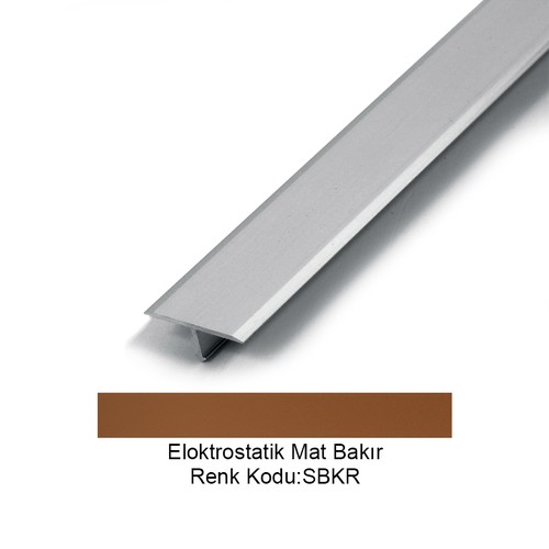 Pro Trans Alüminyum Geçiş Profili 14mm Elektrostatik Mat Bakır 14-SBKR-270