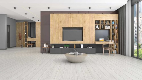 Floorpan Sunex Laminat Parke Gri Ceviz 8mm + 6cm süpürgelik + 3mm Kapron Takım