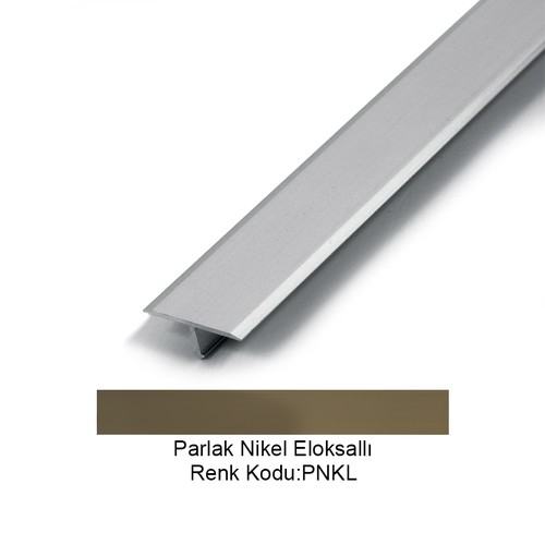 Pro Trans Alüminyum Geçiş Profili 14mm Parlak Nikel Eloksallı 14-PNKL-270
