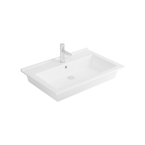 Newarc Silver Slim Etajerli Lavabo 55x45cm