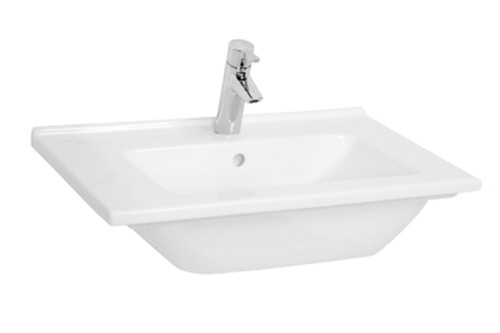 Vitra S50 Beyaz Etajerli Lavabo 60x46cm 5407B003-0001