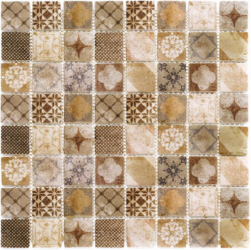 Dijital Baskılı Cam Mozaik FBLDJ 004