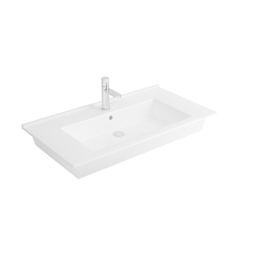 Newarc Silver Slim Etajerli Lavabo 65x45cm