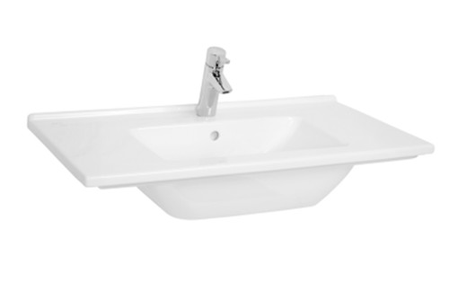 Vitra S50 Beyaz Etajerli Lavabo 80x46cm 5408B003-0001