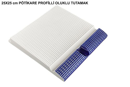 Profilli Oluklu Pötikare Kobalt Porselen Havuz Tutamak 2133