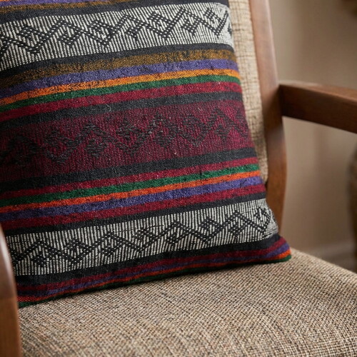 Vintage Kilimli Yastık Kılıfı PLLWSQR1146 - 42x42