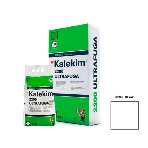 Kalekim Ultrafuga 2200 1-6mm Beyaz Derz Dolgusu 20kg 2251