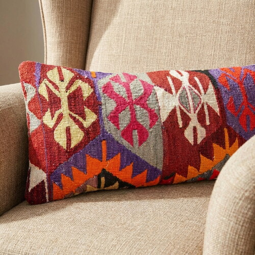 Vintage Kilimli Yastık Kılıfı PLLWREC1528 - 30x60