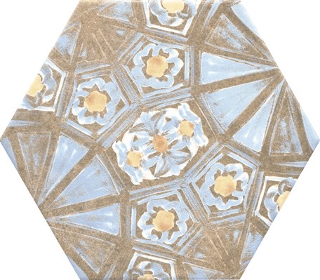 Çanakkale Seramik Hexagon Heritage Mat Dekor Seramiği 310100100081 - 17,5x60