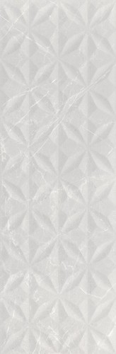 Çanakkale Seramik Motion Lotus Beyaz Mat Rölyefli Rektifiyeli Dekor Seramiği 310100202786 - 29,5x89